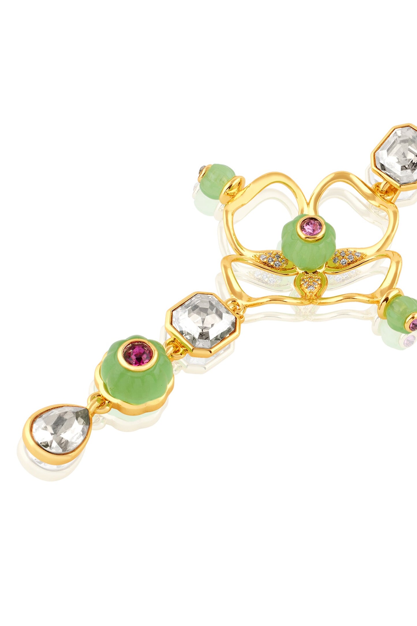 Botanic Brilliance Dangler Earrings 