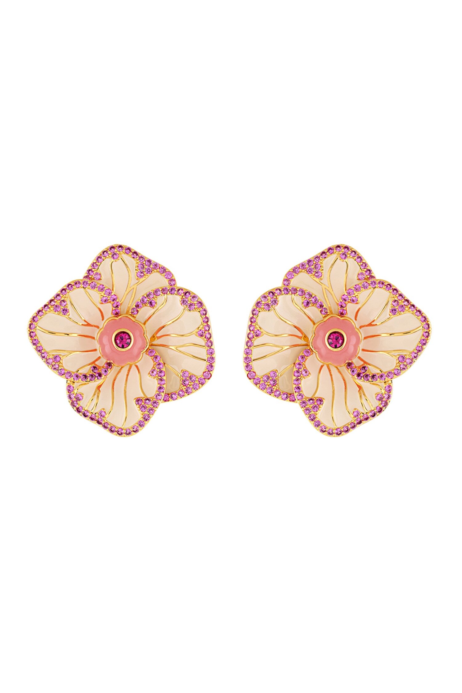 Rosé Frost Stud Earrings 