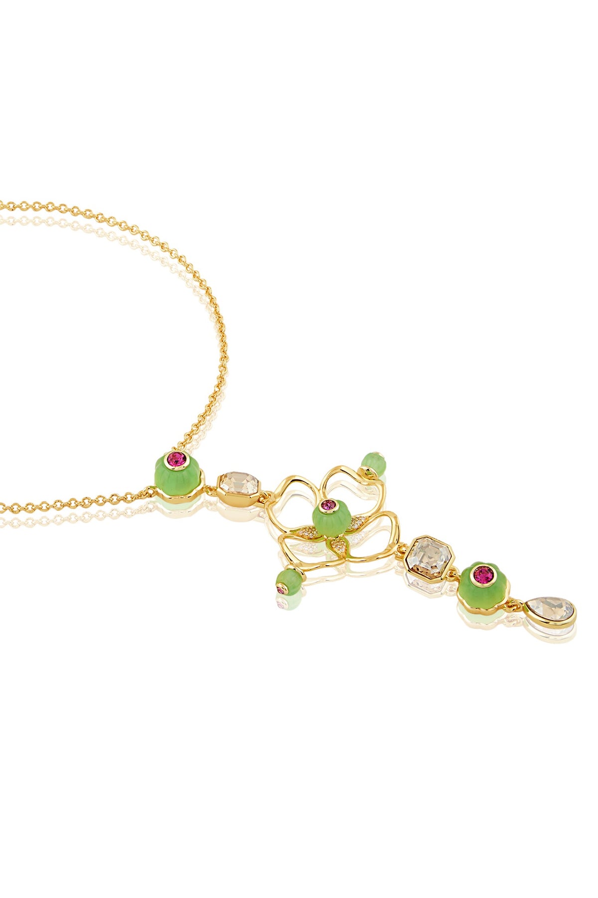 Rosé Garden Pendant Necklace 