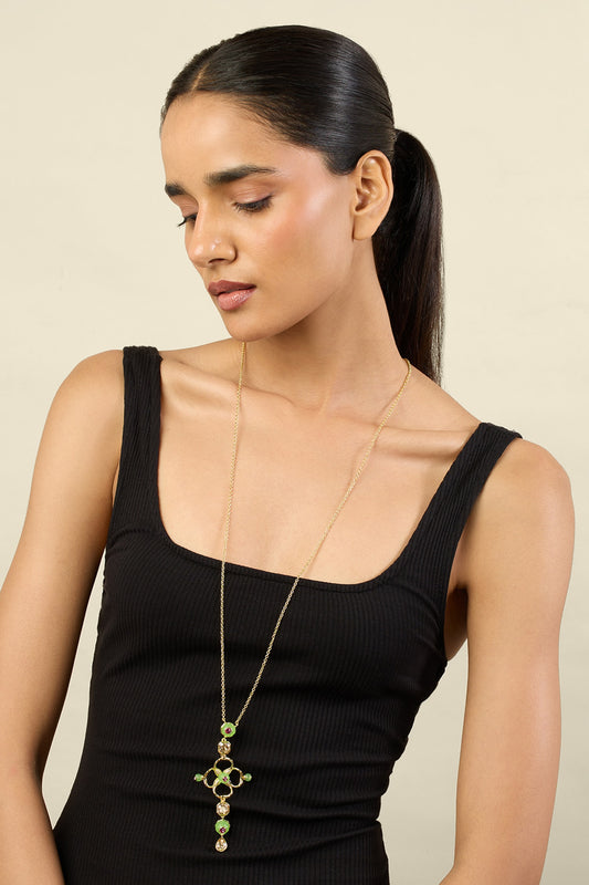 Rosé Garden Pendant Necklace 