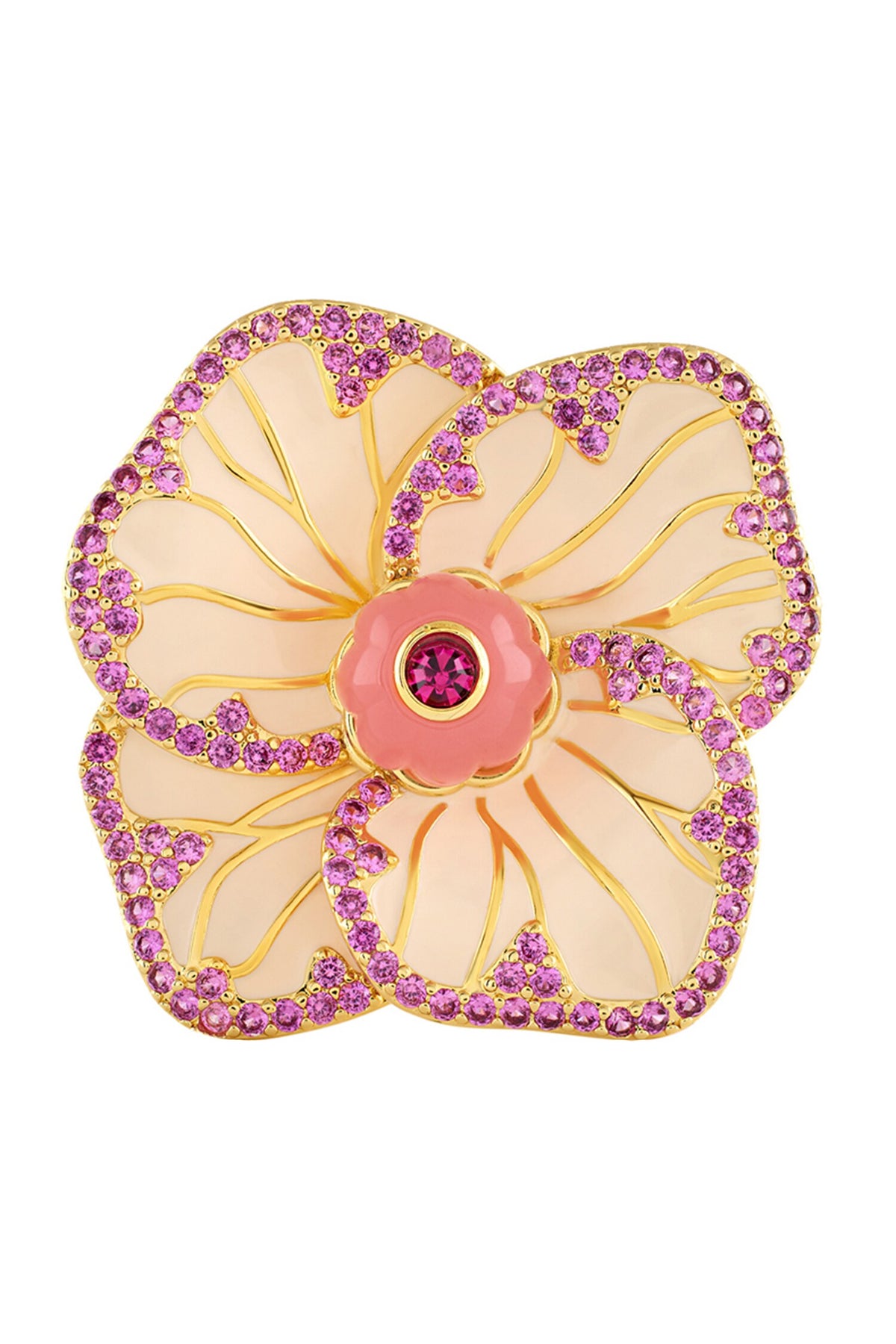 Blossom Reverie 18K Gold Plated Ring 