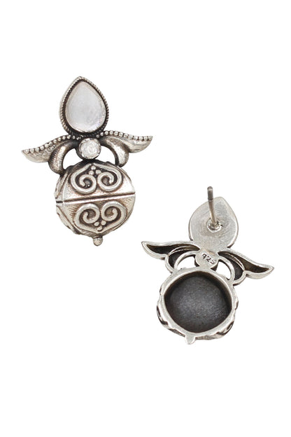 Silver Handcrafted Earrings 