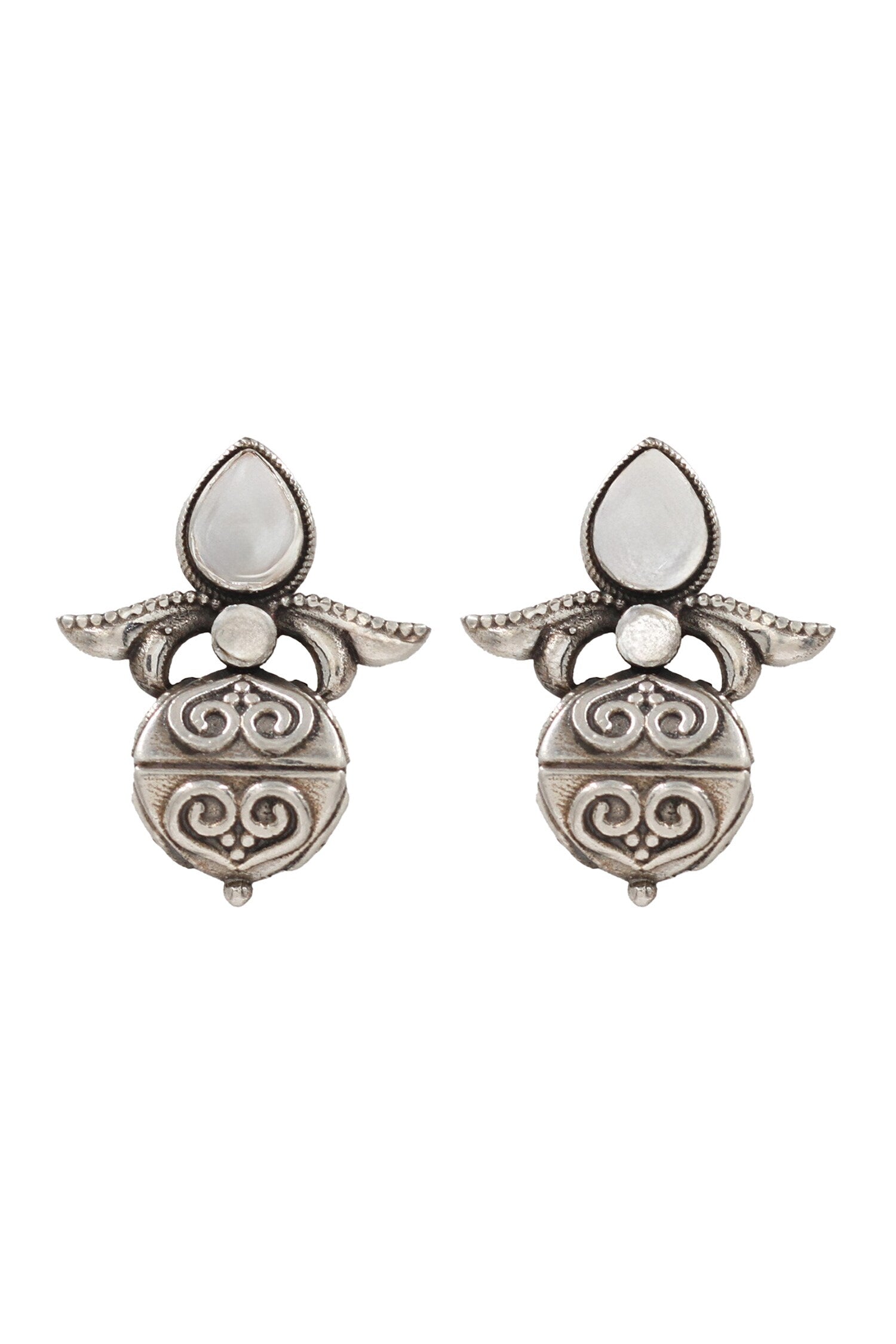 Silver Handcrafted Earrings 