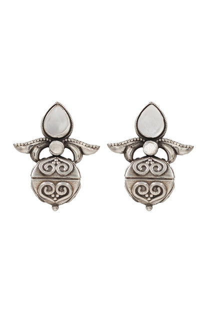 Silver Handcrafted Earrings 