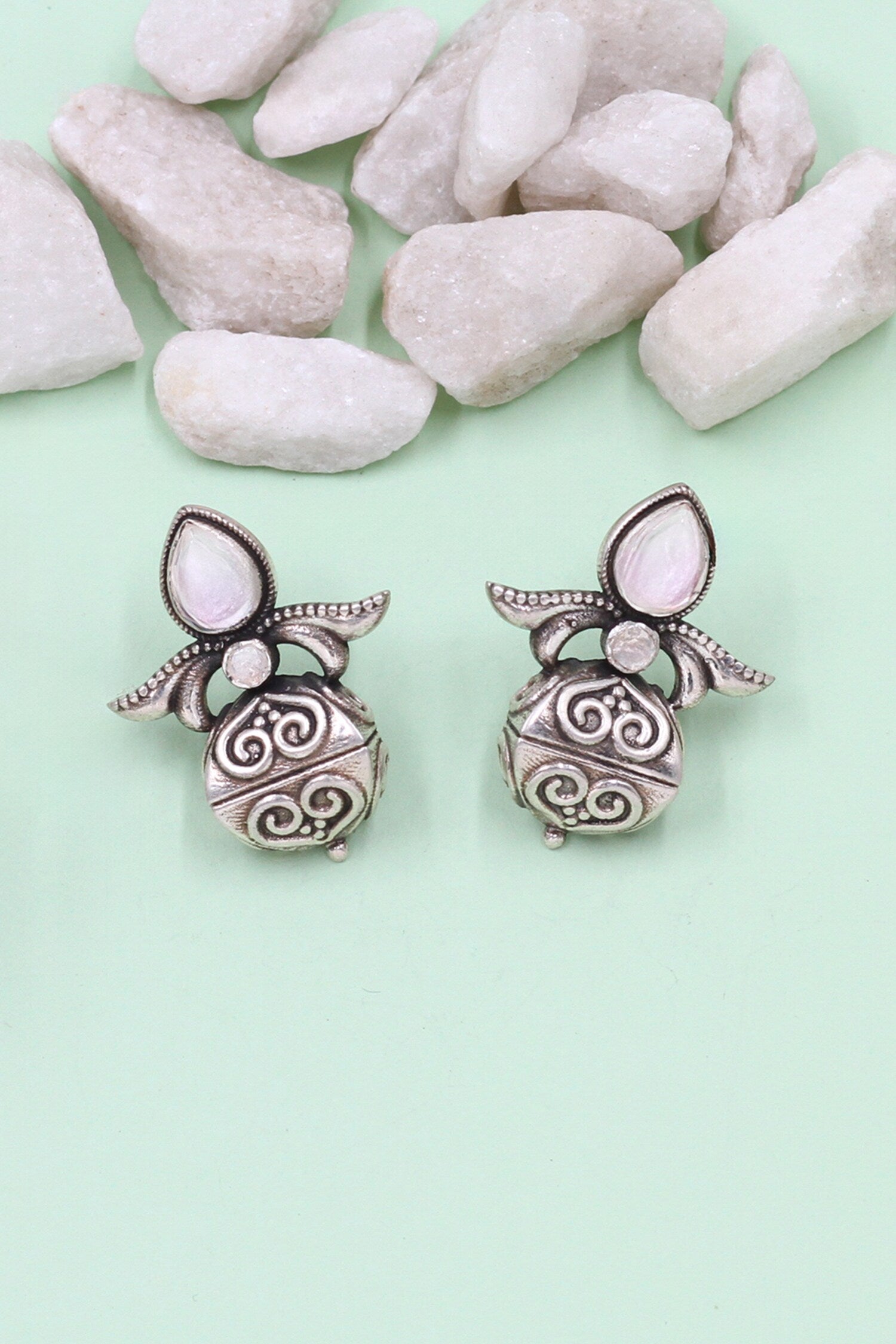 Silver Handcrafted Earrings 