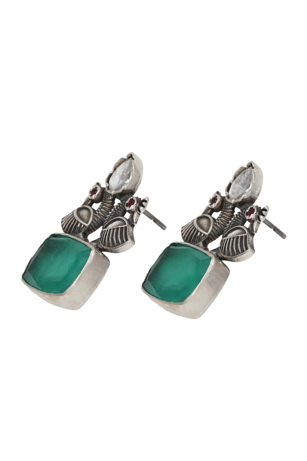 Silver Handcrafted Earrings 