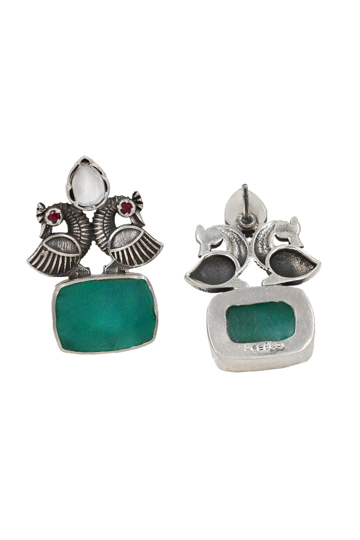Silver Handcrafted Earrings 