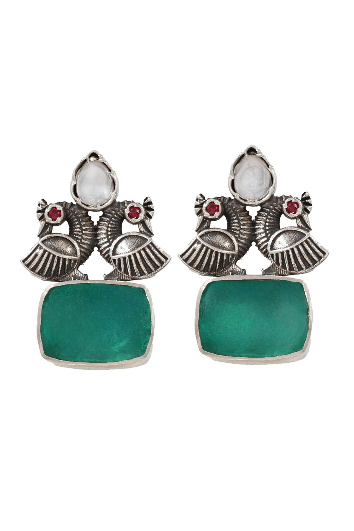 Silver Handcrafted Earrings 