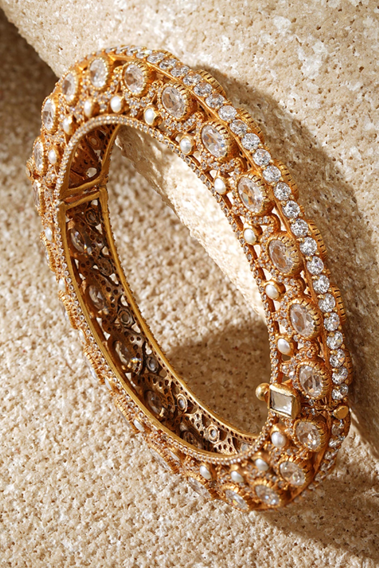 Silver Pacheli Bangle 