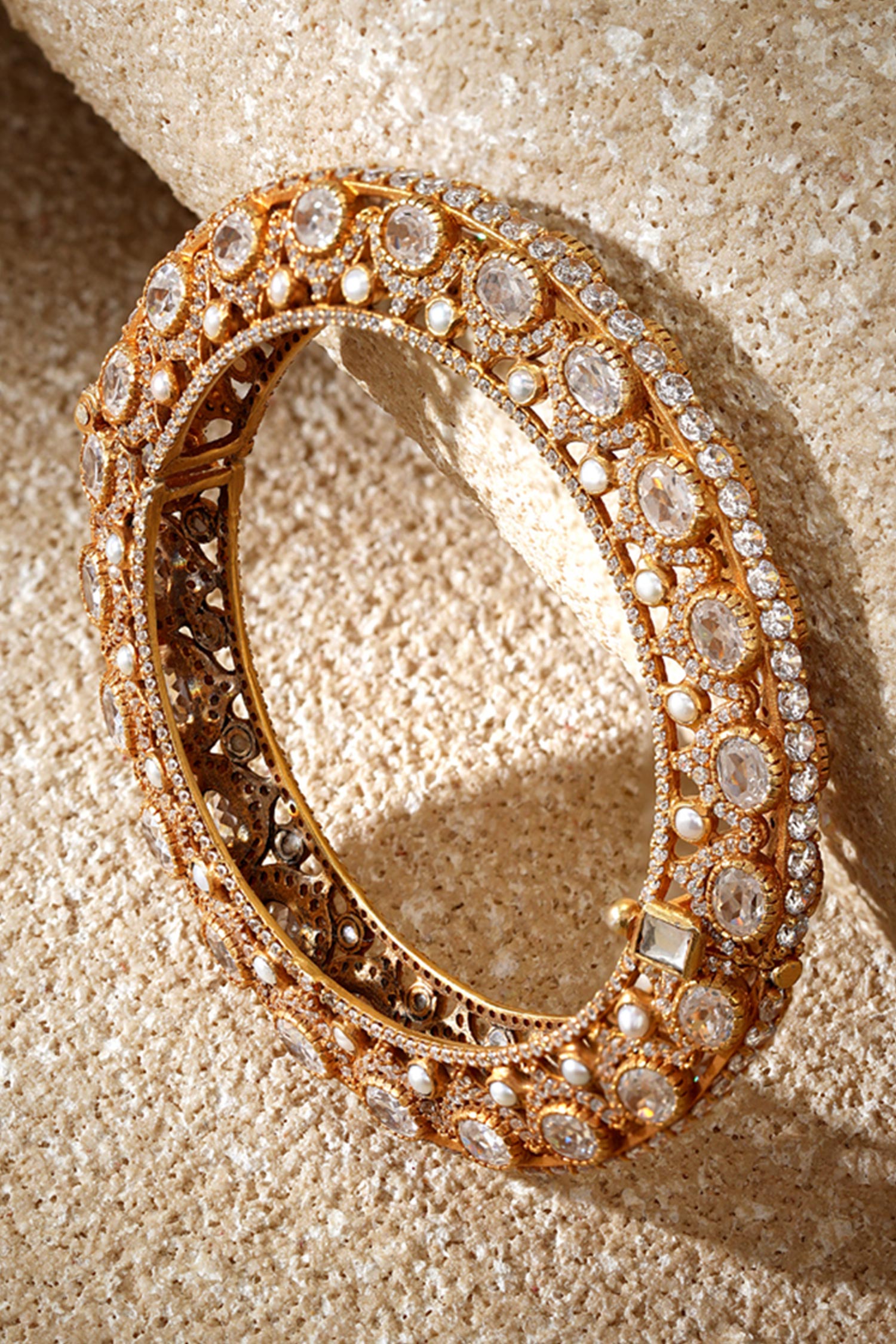 Silver Pacheli Bangle 