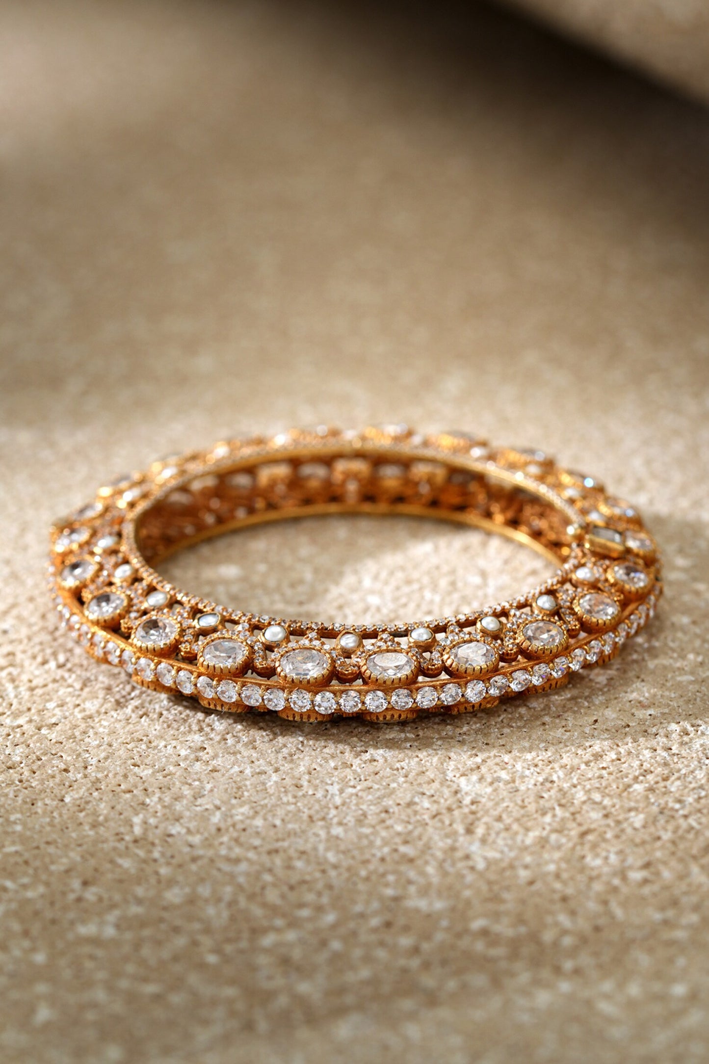 Silver Pacheli Bangle 