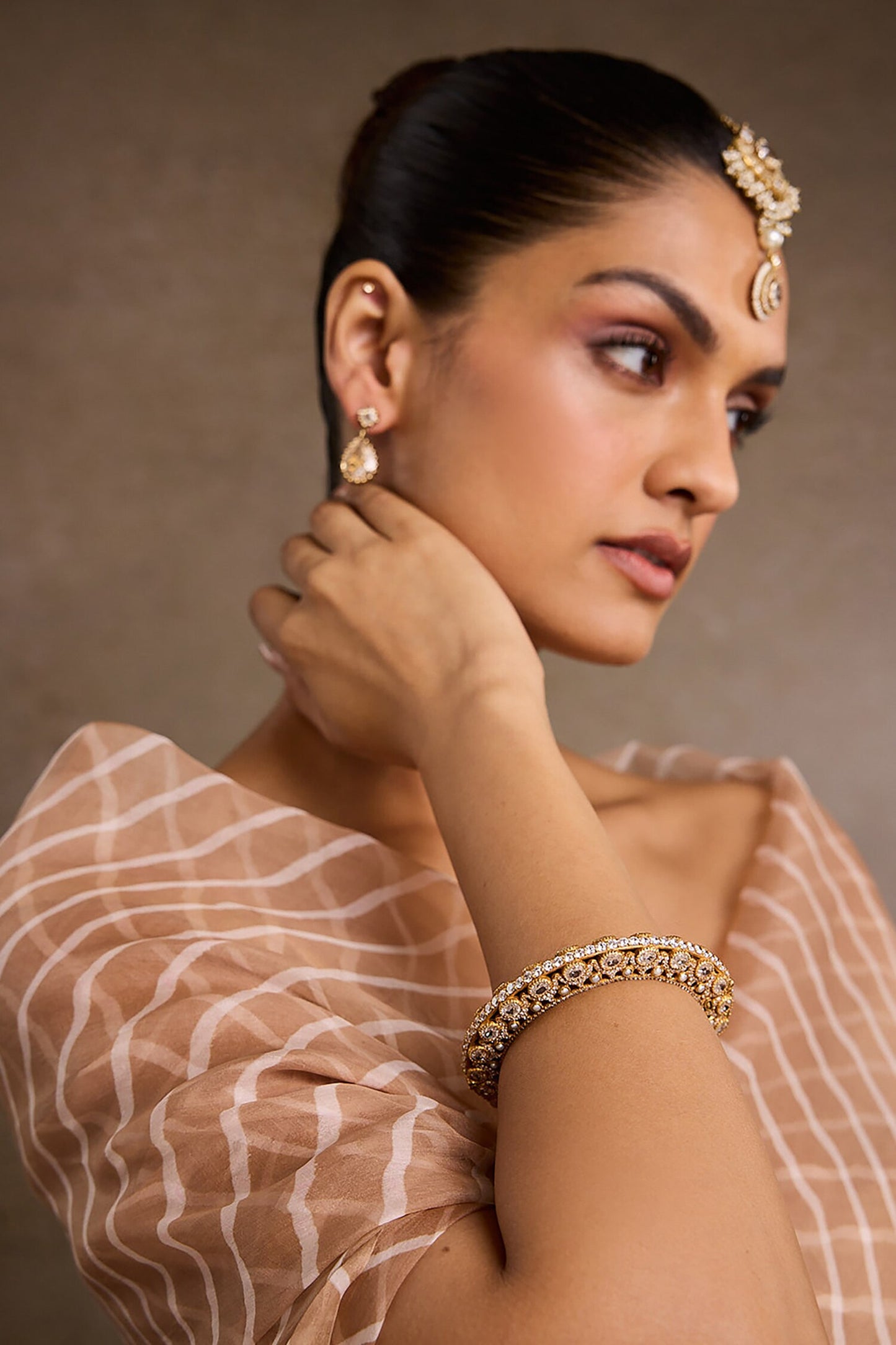 Silver Pacheli Bangle 