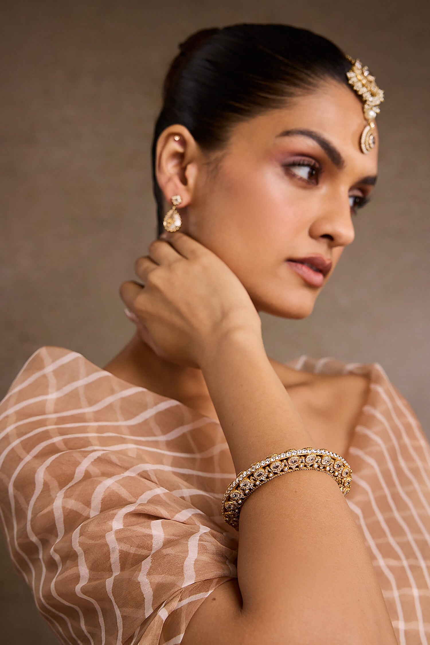 Silver Pacheli Bangle 