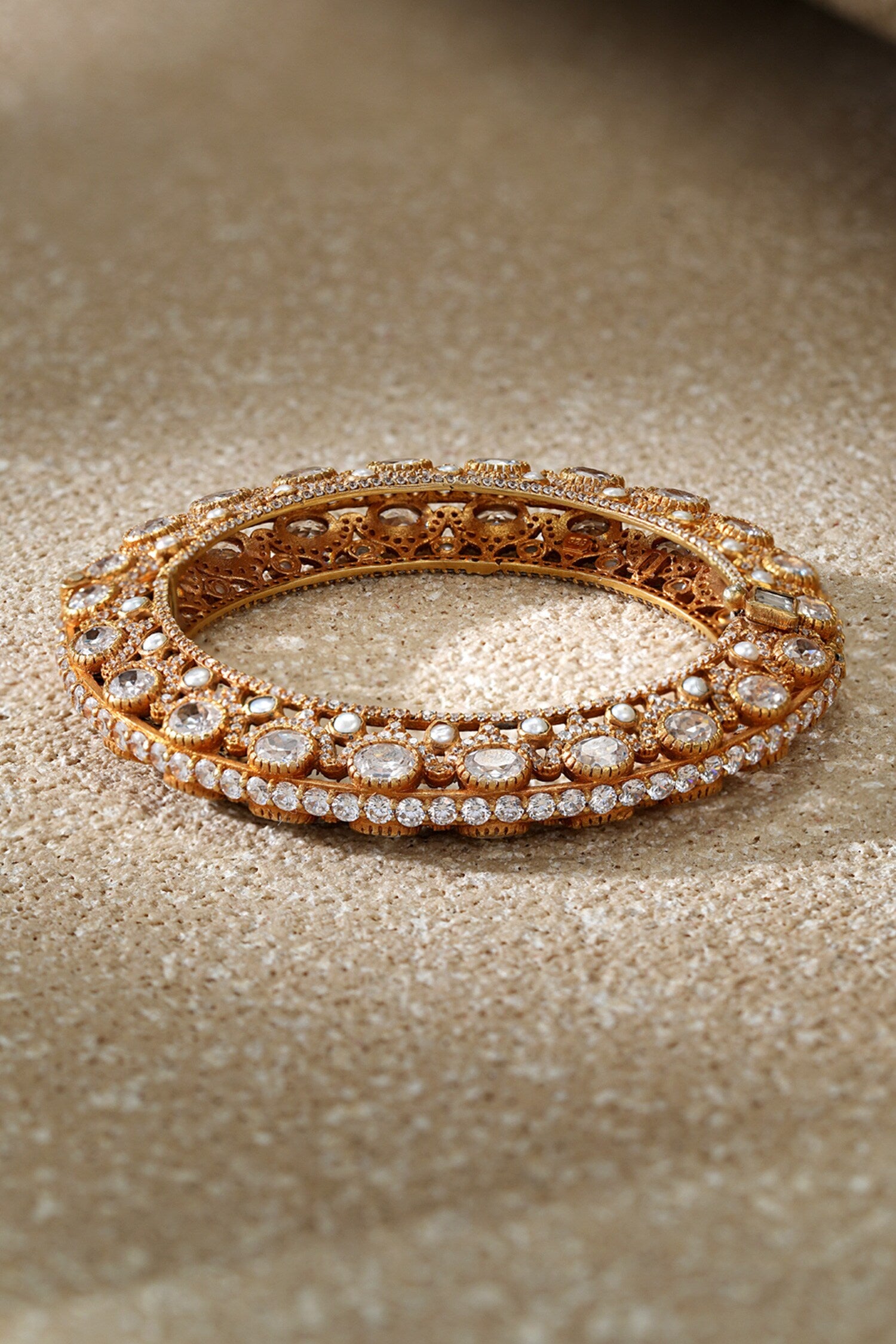 Silver Pacheli Bangle 