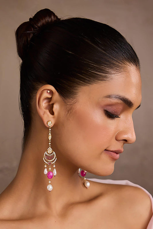 Crescent Silver Earrings 