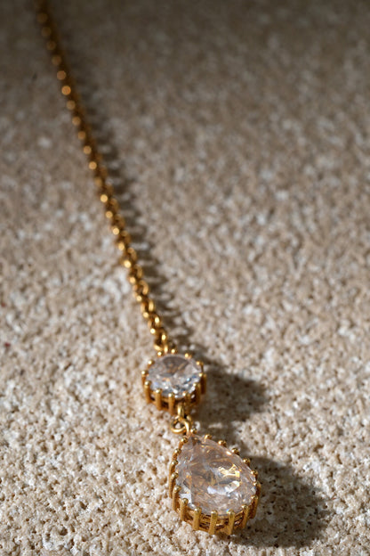 Pear Silver Maangtikka 