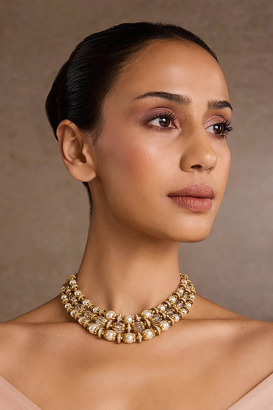 Multi Layered Gold Necklace 
