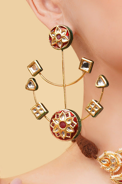 Surkh Drop Earrings 