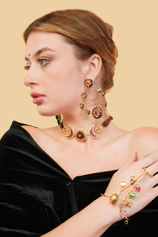 Surkh Drop Earrings 