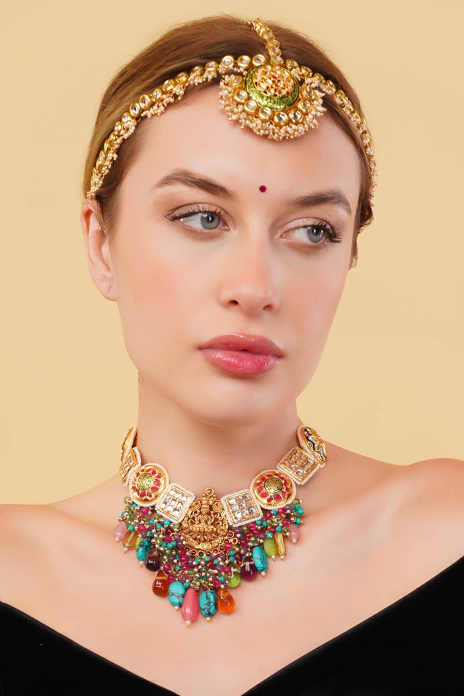 Gold-Plated Sunehri Matha Patti 