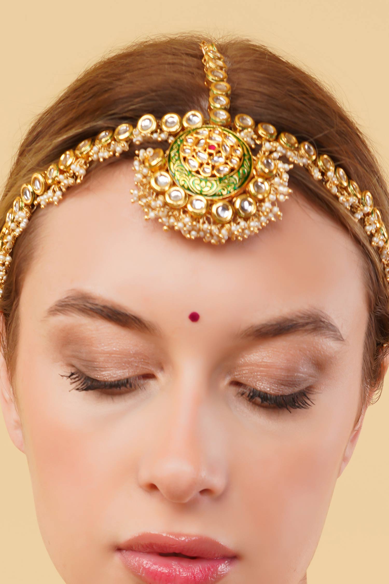 Gold-Plated Sunehri Matha Patti 