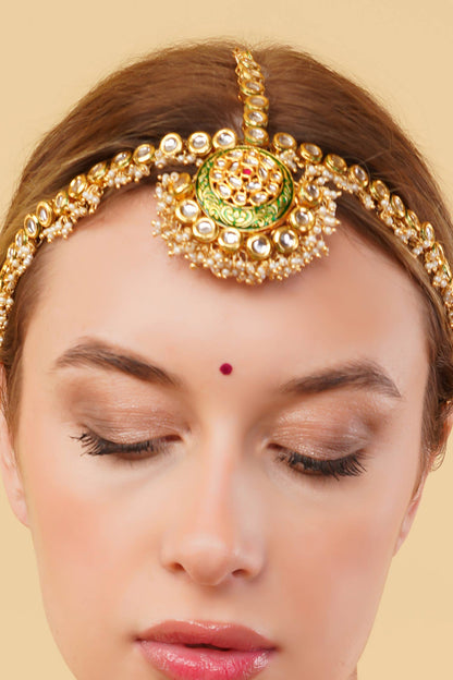 Gold-Plated Sunehri Matha Patti 