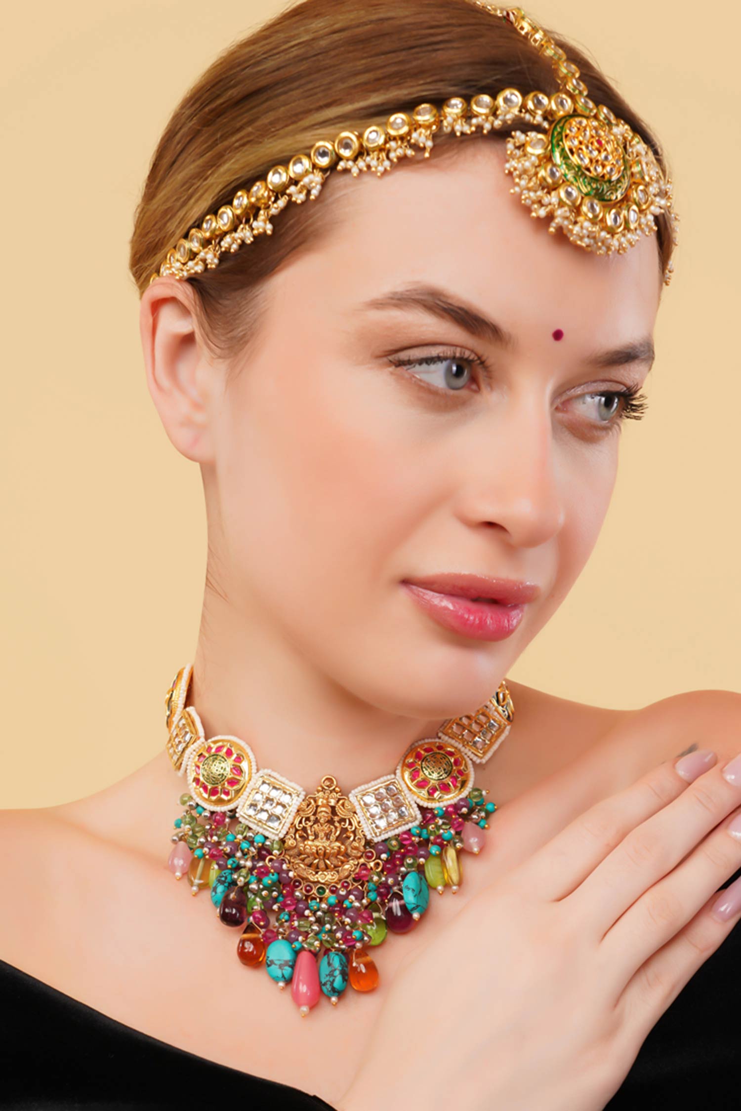 Gold-Plated Sunehri Matha Patti 