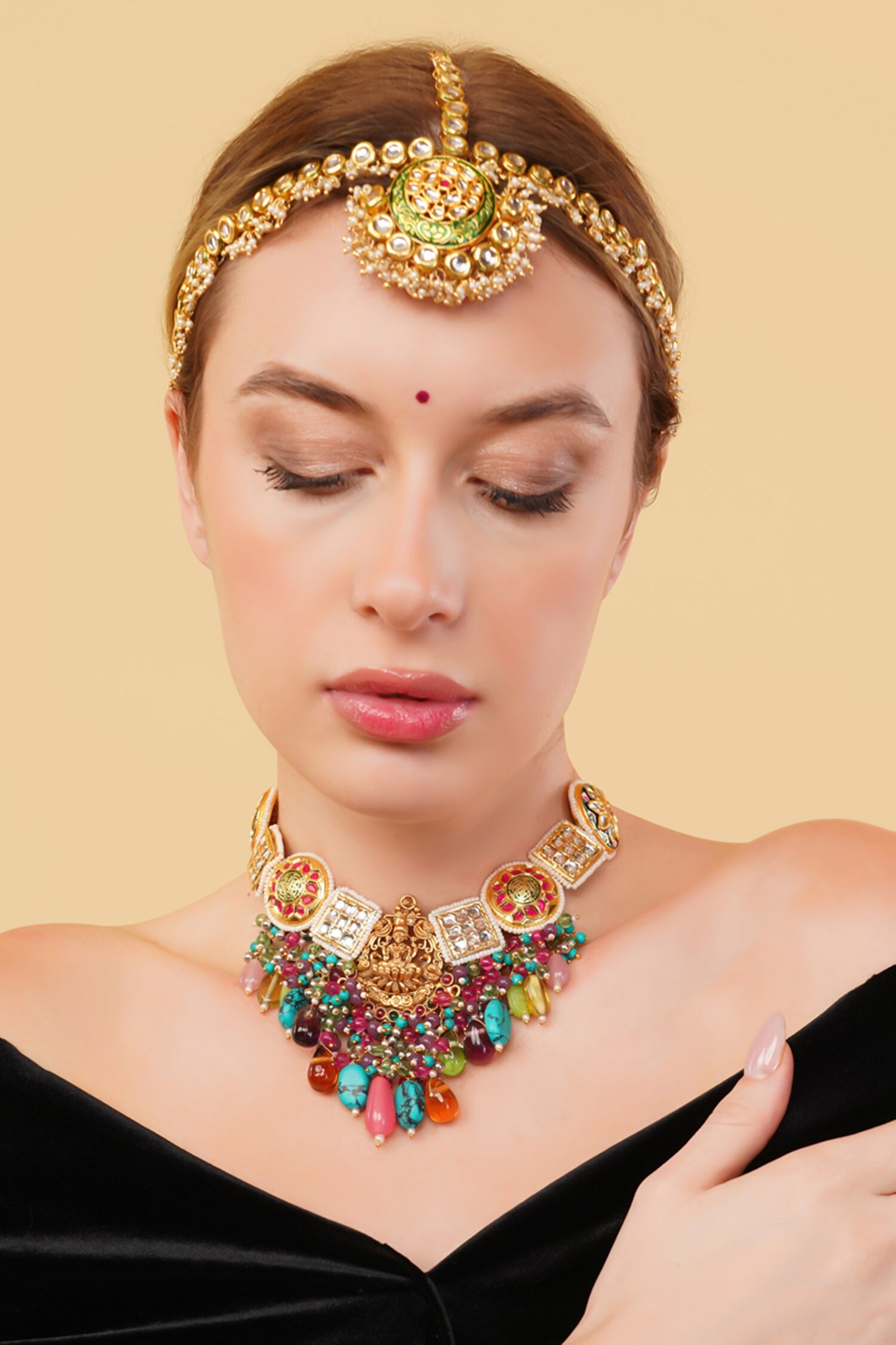 Gold-Plated Sunehri Matha Patti 