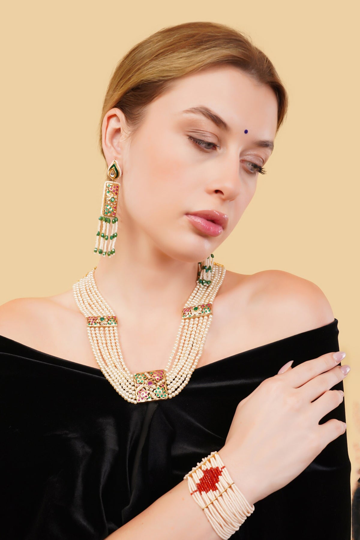 Mehrawi Gold-Plated Long Necklace 