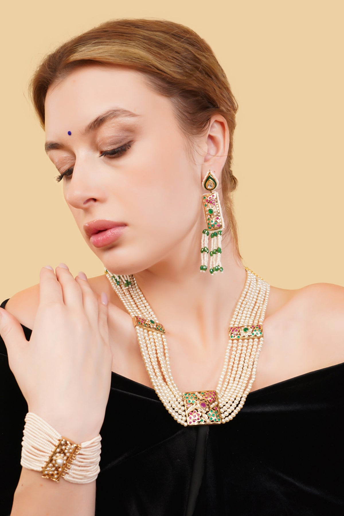 Mehrawi Gold-Plated Long Necklace 