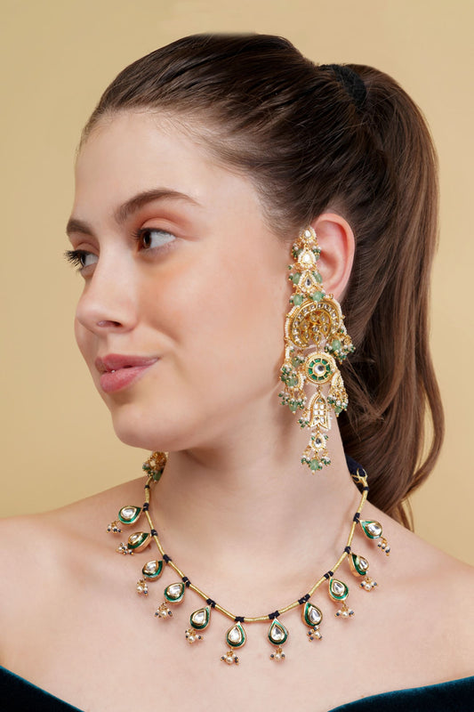 Rang-e-Bahar Gold-Plated Choker Necklace 