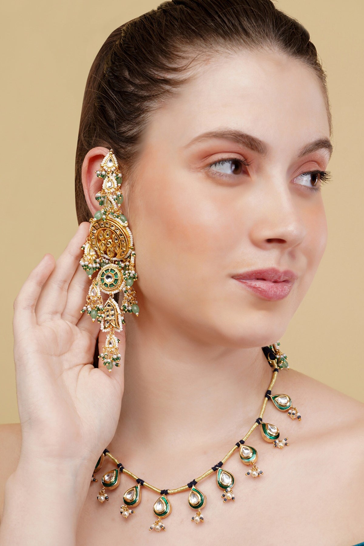 Rang-e-Bahar Gold-Plated Choker Necklace 