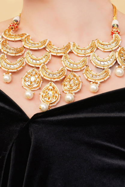 Gold-Plated Designer Necklace 