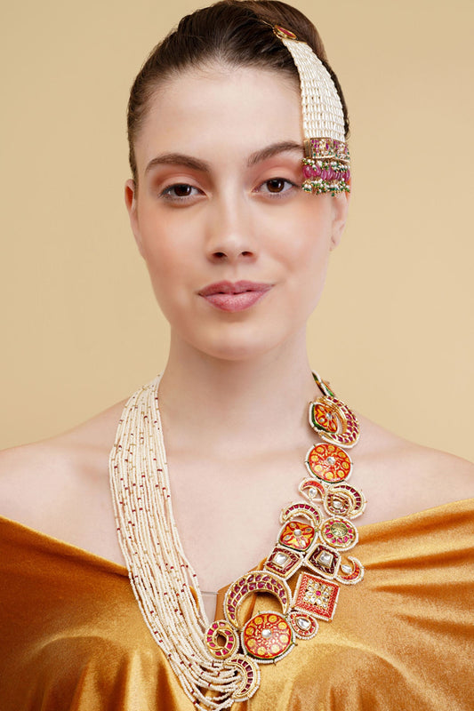 Zarqaani Gold-Plated Long Necklace 