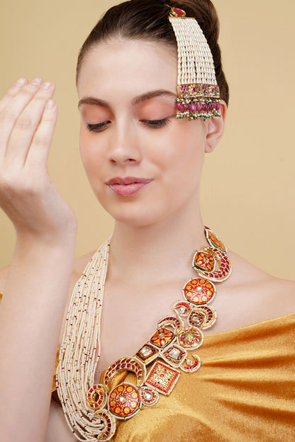 Zarqaani Gold-Plated Long Necklace 