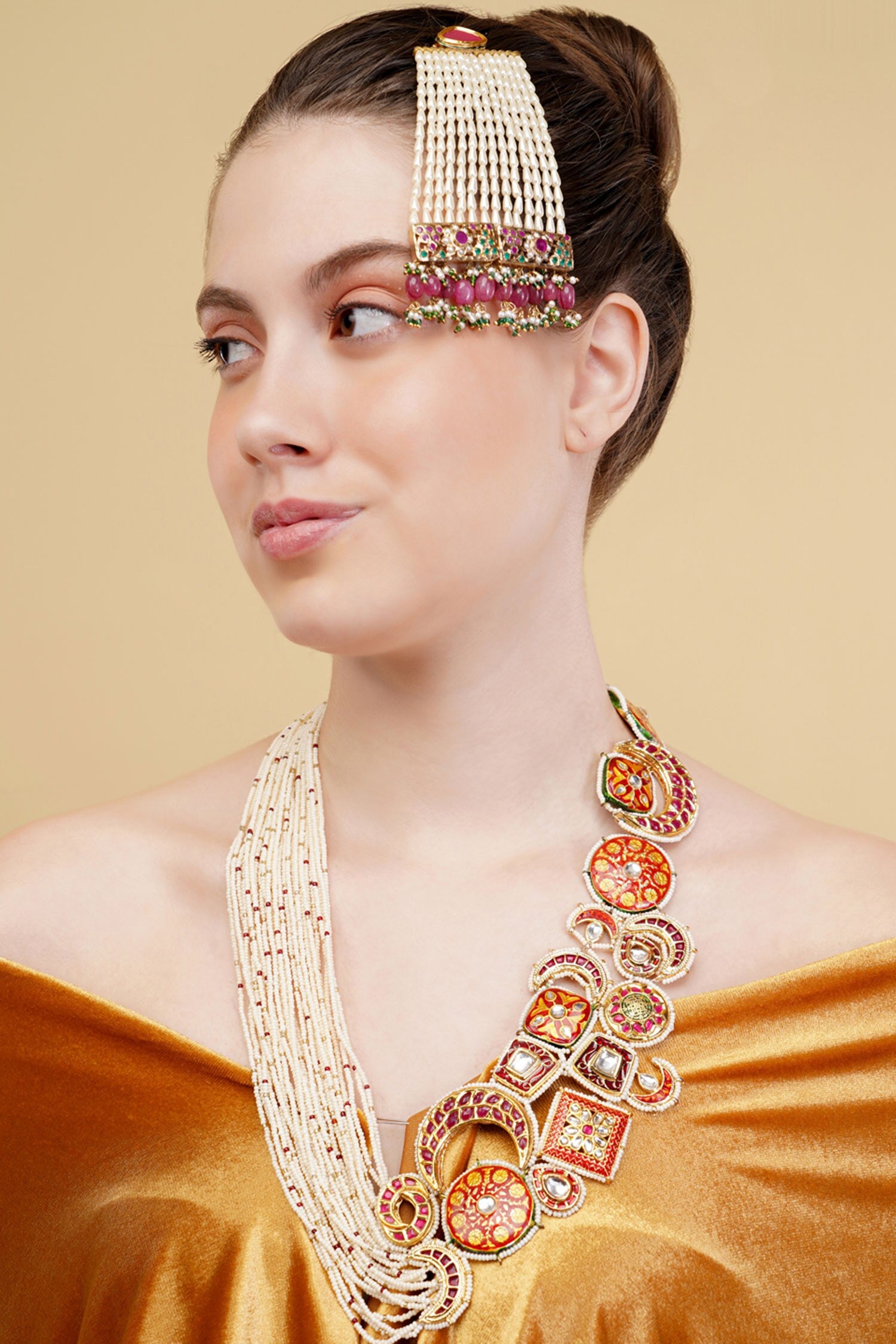 Zarqaani Gold-Plated Long Necklace 