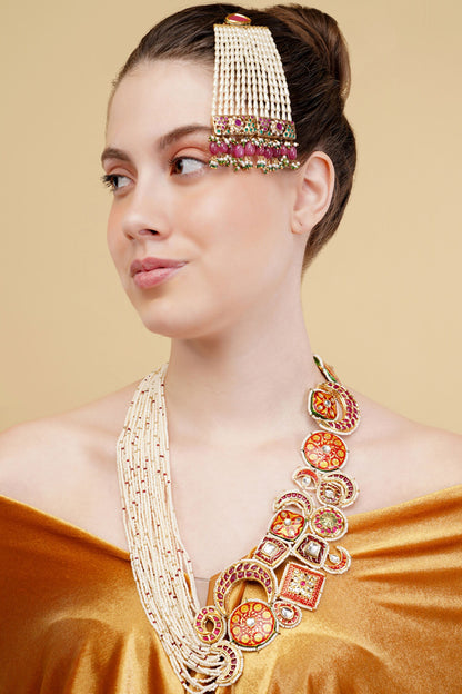 Zarqaani Gold-Plated Long Necklace 