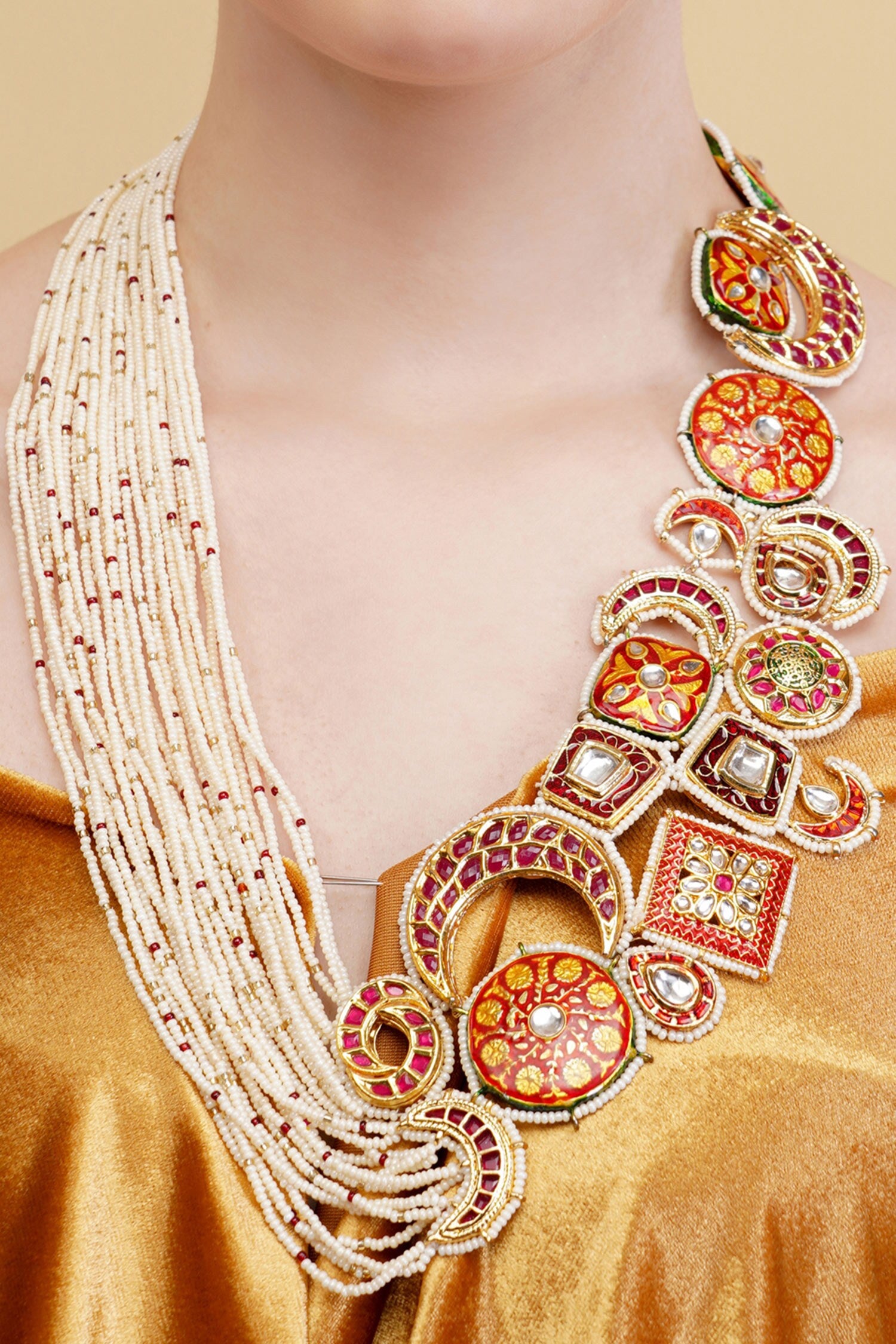 Zarqaani Gold-Plated Long Necklace 