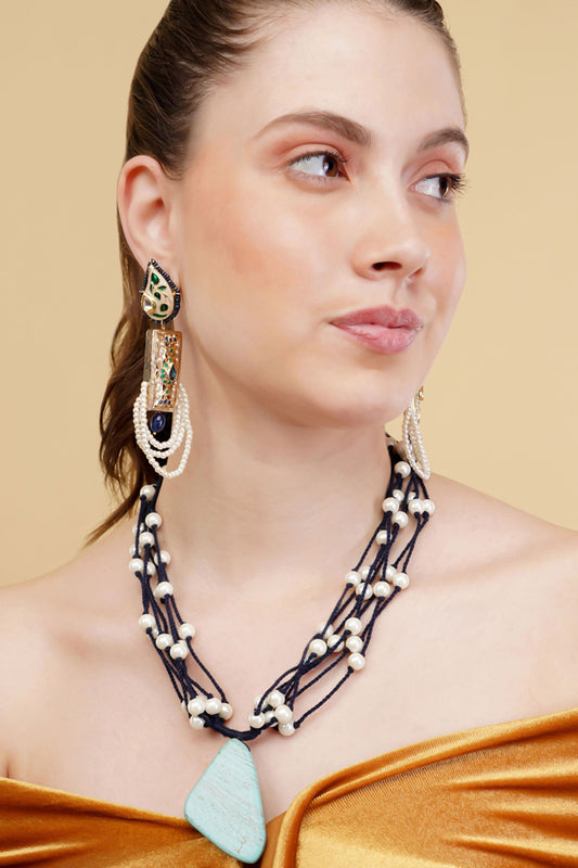 Gold-Plated Pendant Necklace  