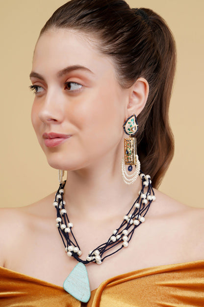 Gold-Plated Pendant Necklace  