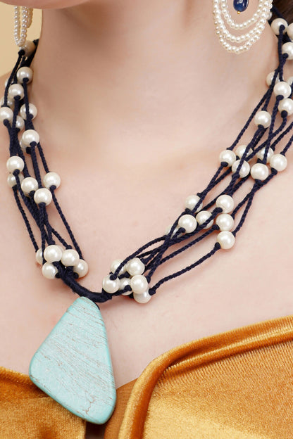 Gold-Plated Pendant Necklace  