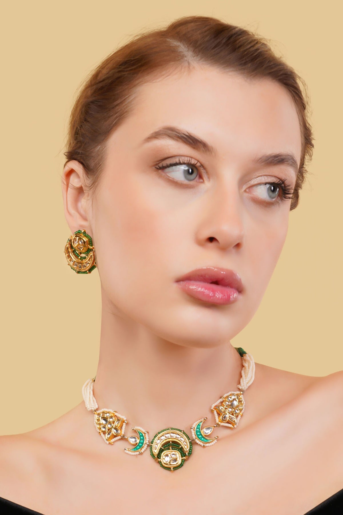 Sumbul Chokar Necklace Set 