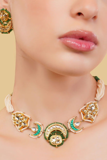 Sumbul Chokar Necklace Set 