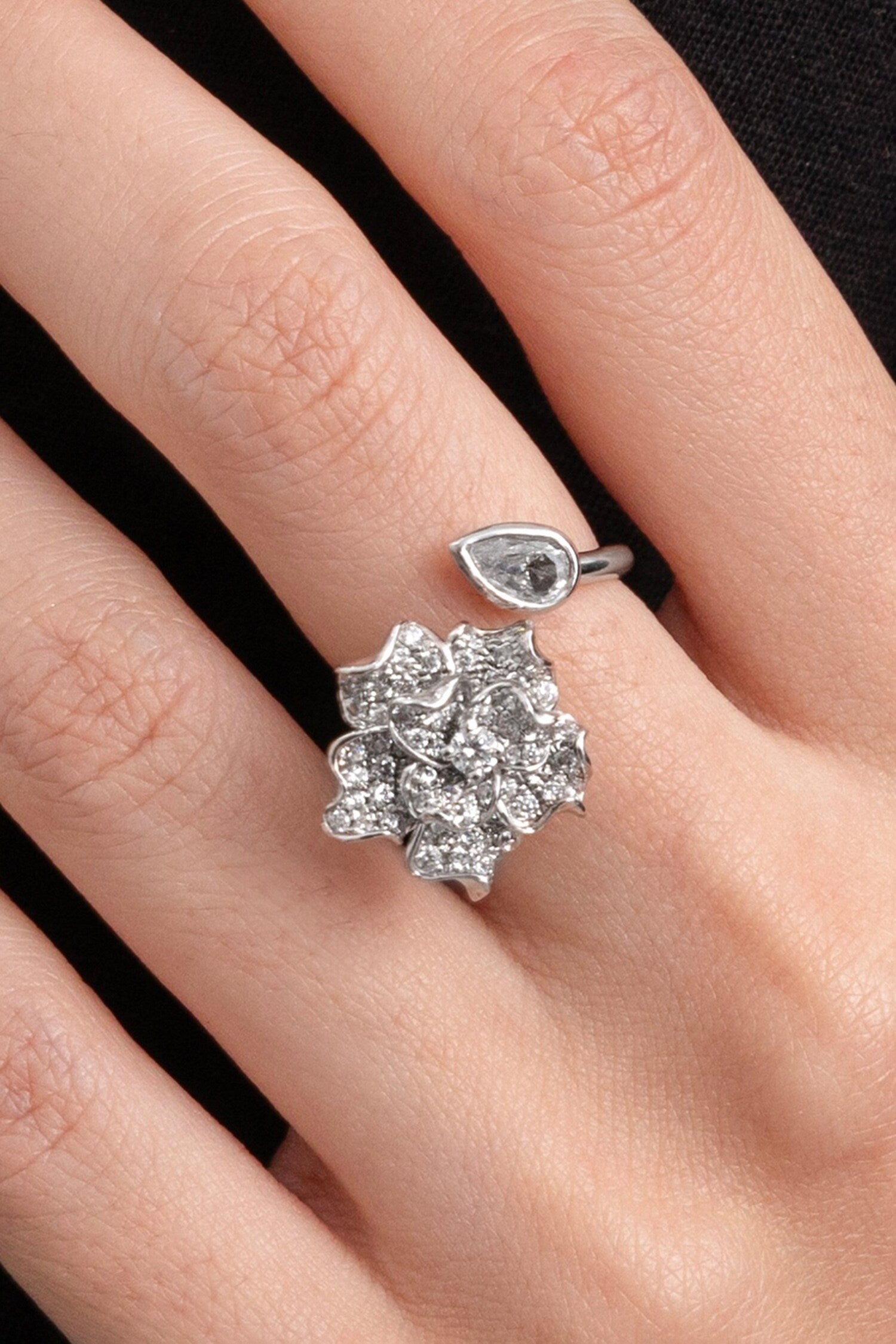 Emoro Semi Precious Diamond Ring 