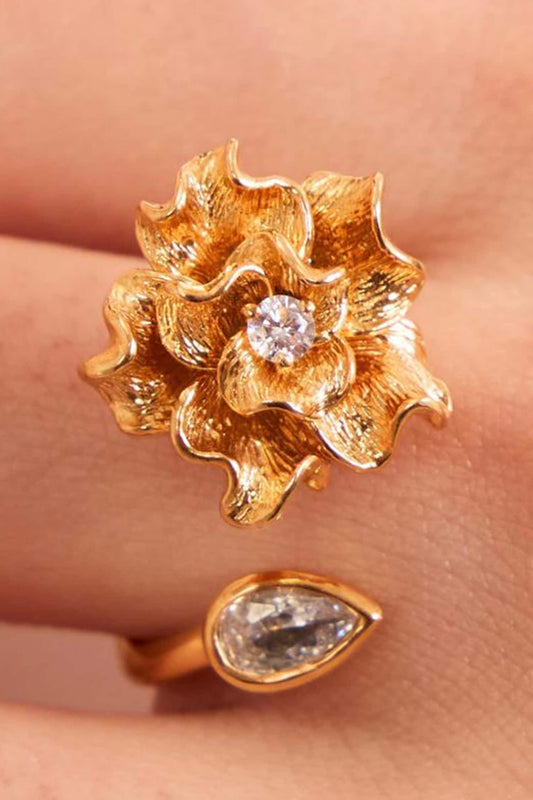 Luvlush Floral Design Ring 