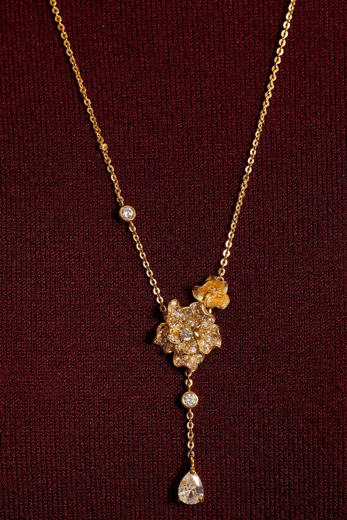 Fiorenza Gold Plated Necklace 