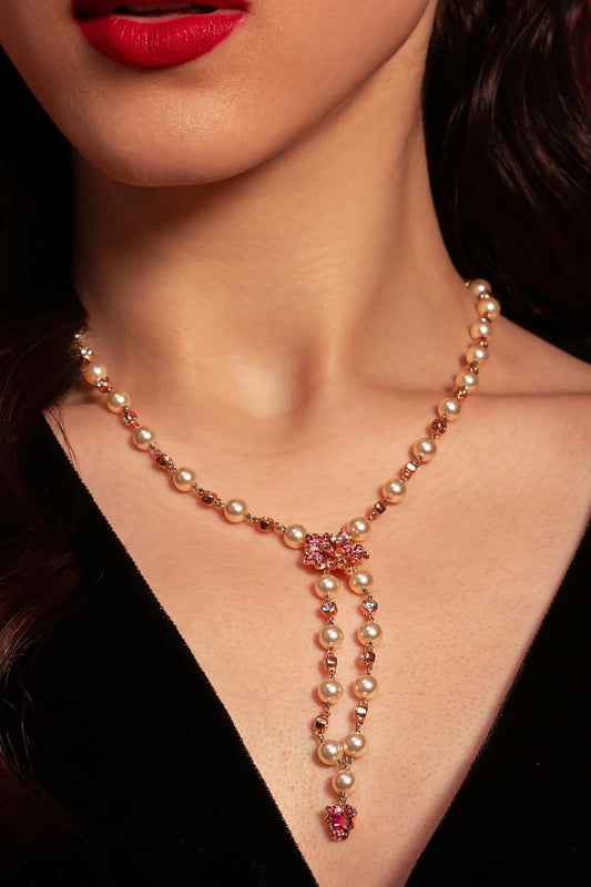 Amor Rose Gold Plated Necklace 