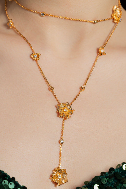 Luvlush 22k Gold Plated Necklace 