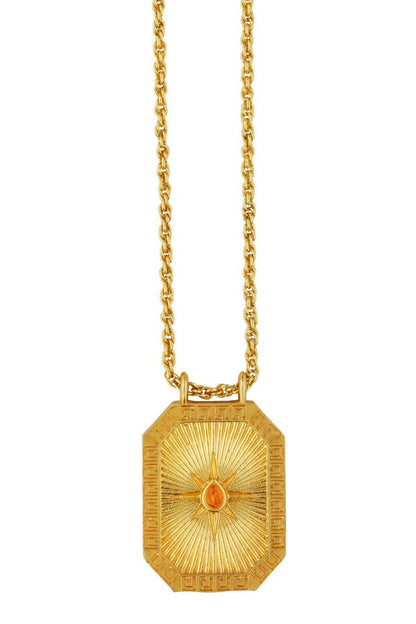 Scorpio Zodiac Tablet Necklace 