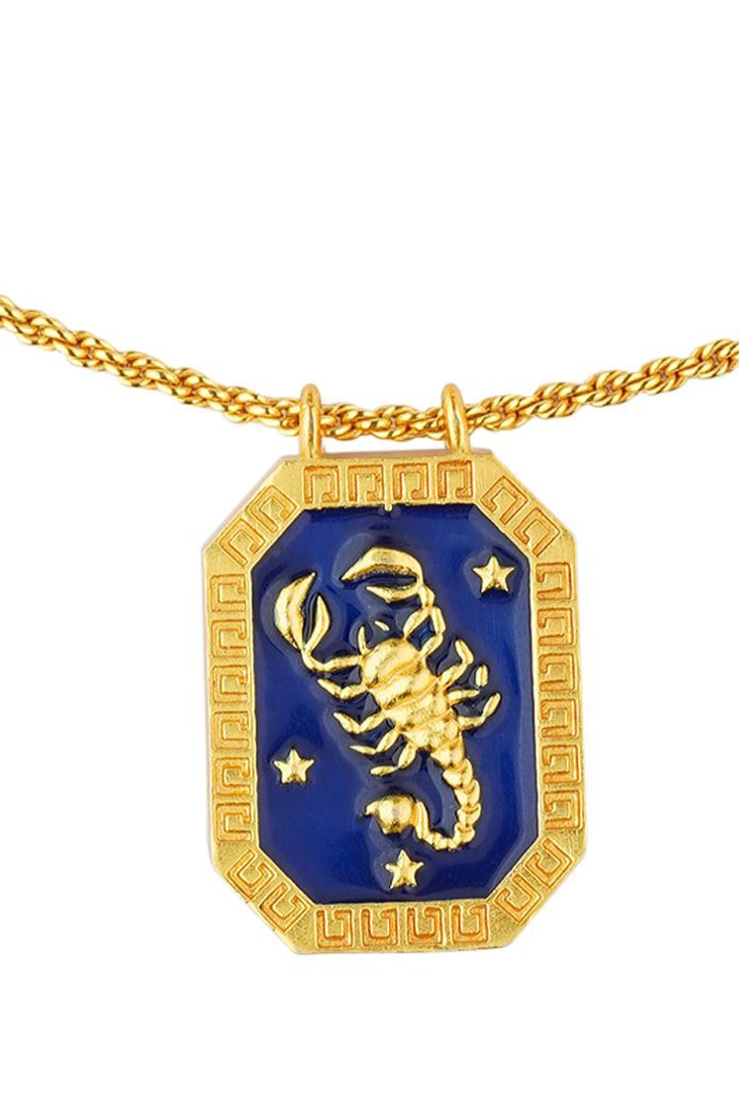 Scorpio Zodiac Tablet Necklace 